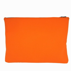 Hermes Neoban GM Polyamide Orange Clutch Bag Pouch 0675HERMES