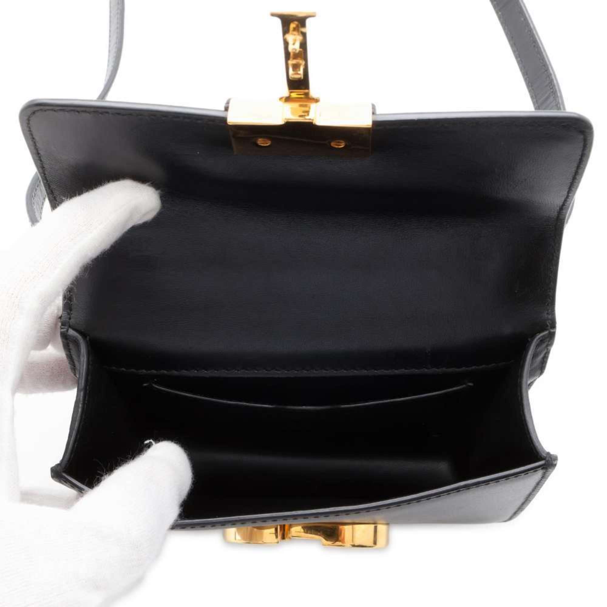 Christian Dior Shoulder Bag 30 Montaigne Micro S2110UMOS Black