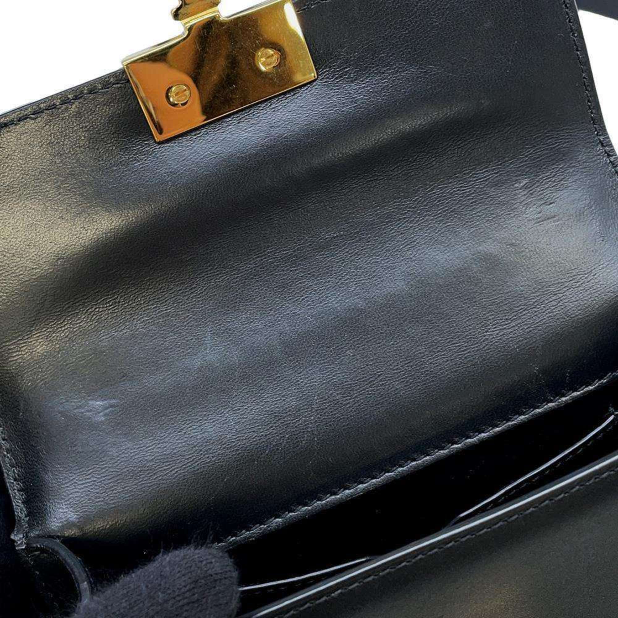 Christian Dior Shoulder Bag 30 Montaigne Micro S2110UMOS Black