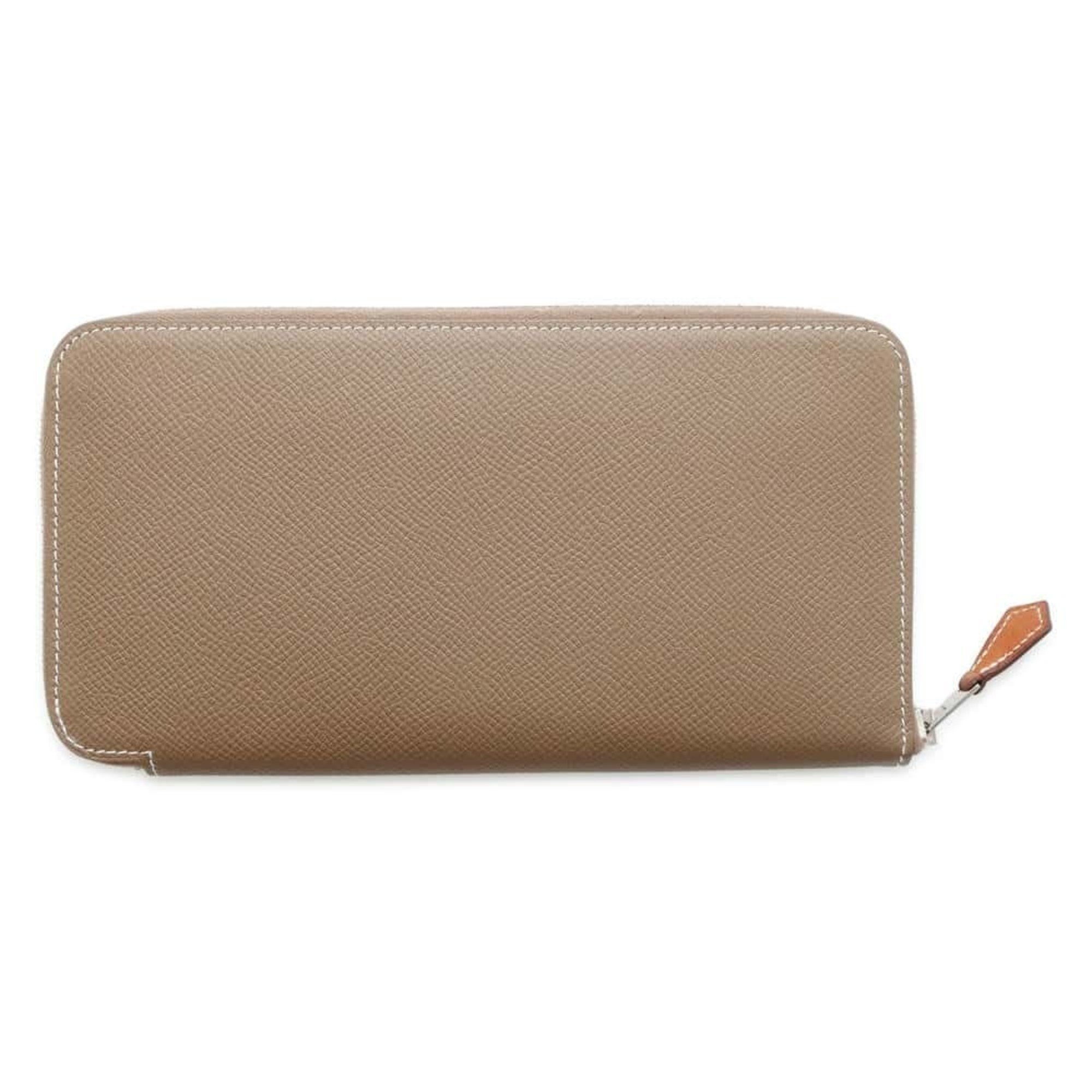 Hermes Long Wallet Azap Silk In Etoupe Epson D Stamp HERMES