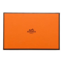 Hermes Business Card Holder/Card Case Dogon Orange Togo B Stamp Holder