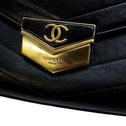 Chanel Shoulder Bag V Stitch Leather A57491 CHANEL Chevron Black