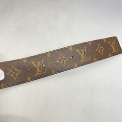 Louis Vuitton Belt Monogram LV Initial 40MM M9821 Brown Black Men's