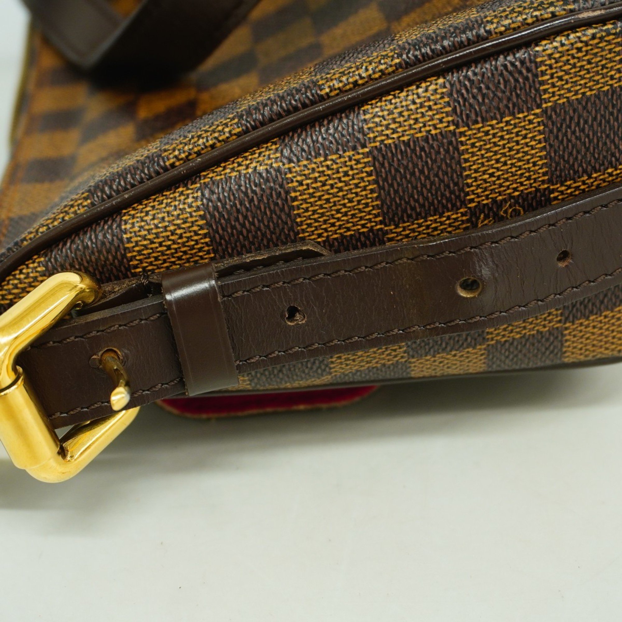 Louis Vuitton Shoulder Bag Damier Ravello GM N60006 Ebene Ladies