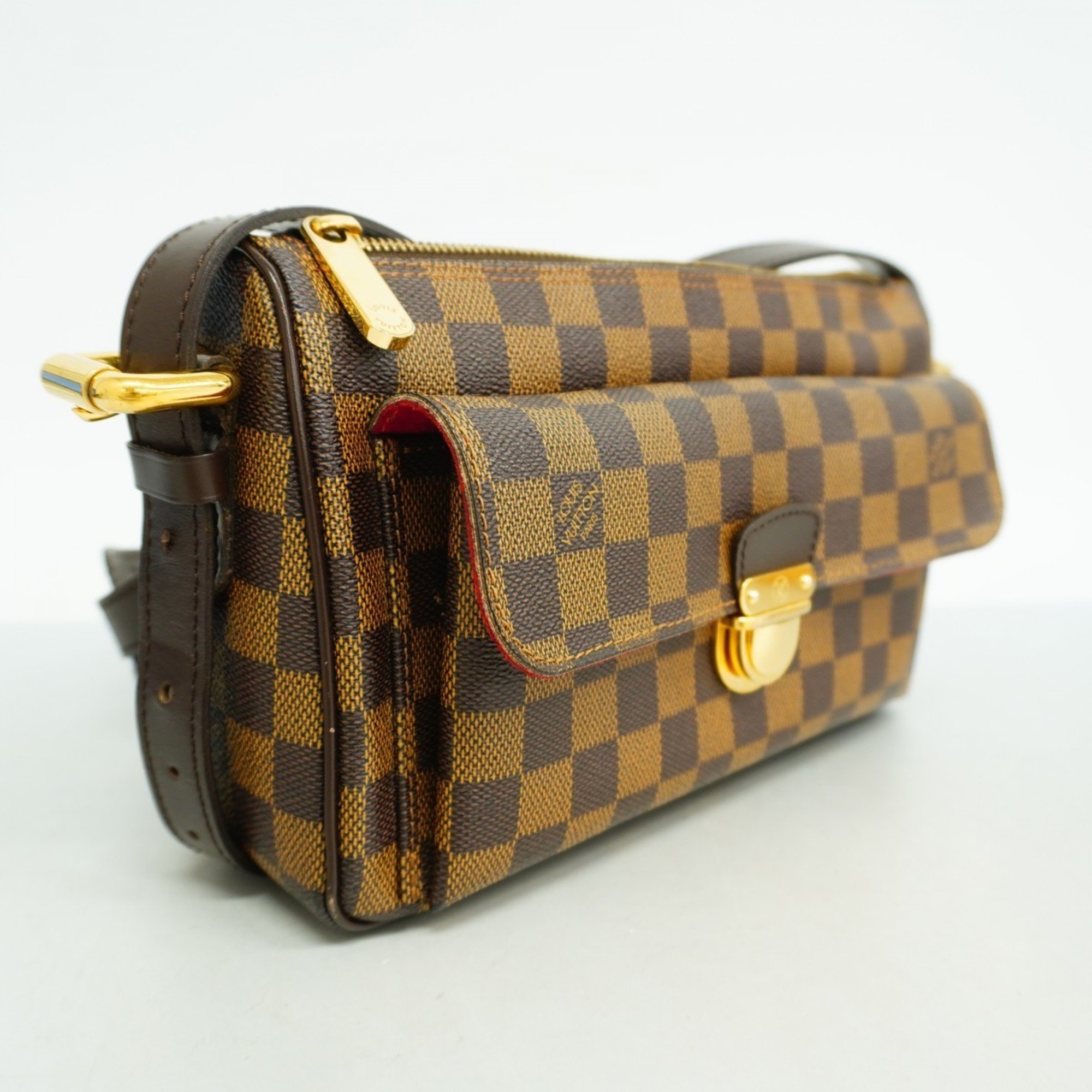 Louis Vuitton Shoulder Bag Damier Ravello GM N60006 Ebene Ladies