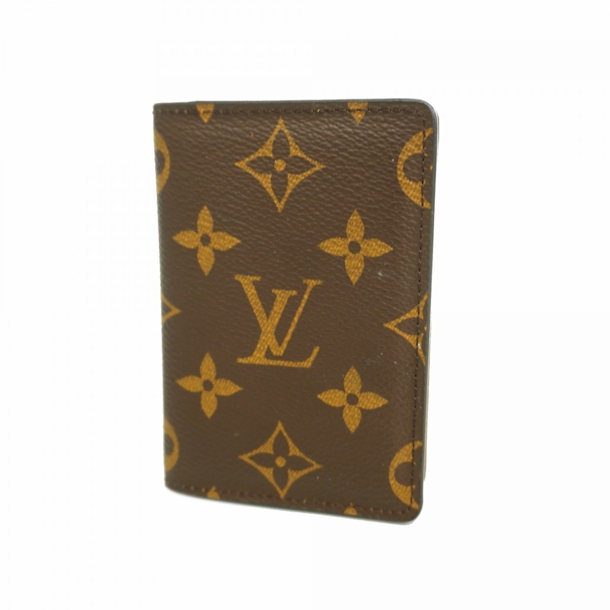 Louis Vuitton Business Card Holder/Card Case Monogram Organizer de Poche M60502 Brown Men's Women's