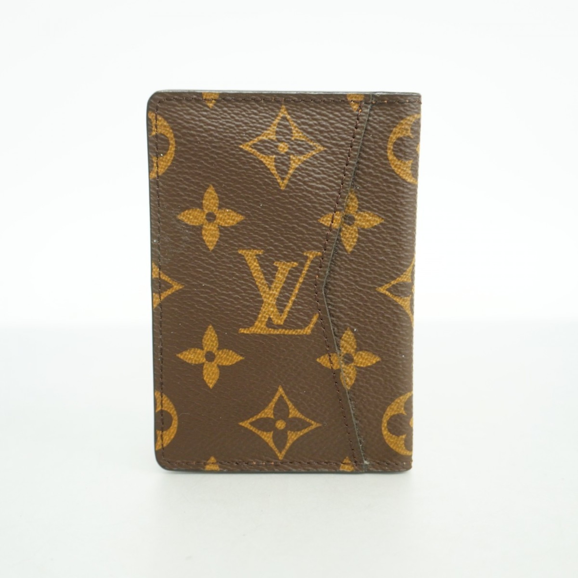 Louis Vuitton Business Card Holder/Card Case Monogram Organizer de Poche M60502 Brown Men's Women's