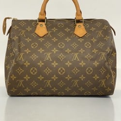 Louis Vuitton Handbag Monogram Speedy 30 M41108 Brown Ladies