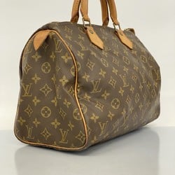 Louis Vuitton Handbag Monogram Speedy 30 M41108 Brown Ladies