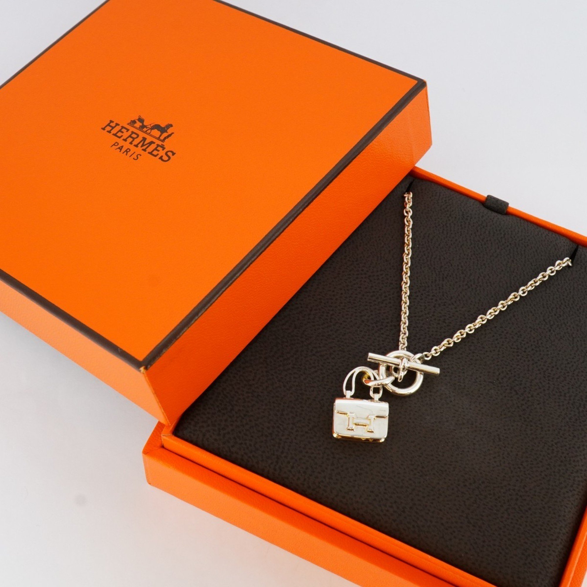 Hermes Necklace Ashlet Constance Silver 925 Ladies