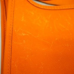 Hermes Shoulder Bag Evelyn 1GM Veau Epsom Orange G Stamp Ladies