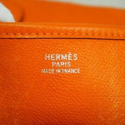 Hermes Shoulder Bag Evelyn 1GM Veau Epsom Orange G Stamp Ladies