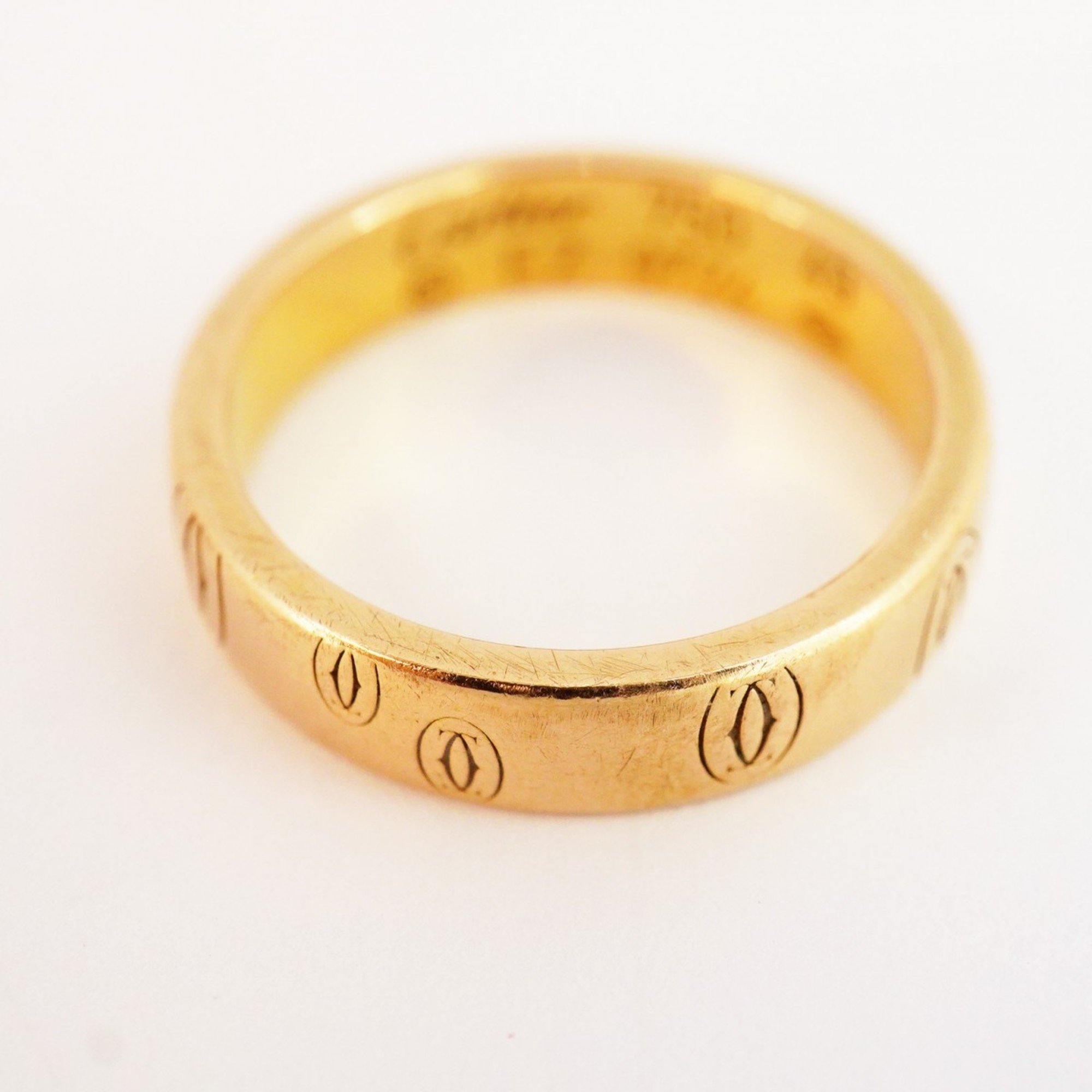 Cartier Ring Happy Birthday K18PG Pink Gold #49 Ladies