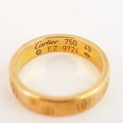 Cartier Ring Happy Birthday K18PG Pink Gold #49 Ladies