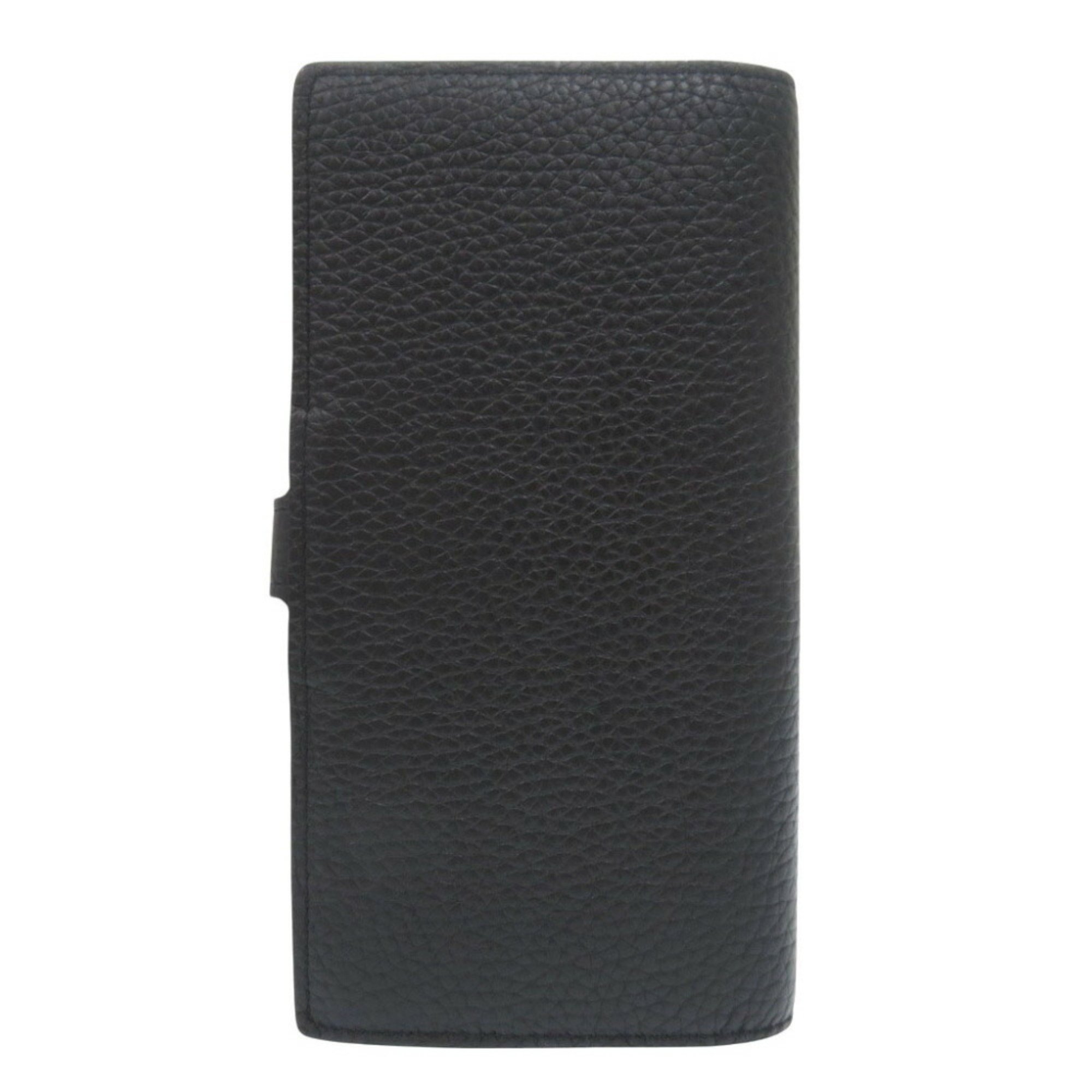 Louis Vuitton LV Vertical Wallet M81330 Taurillon Leather Long Black IC Tag 1104LOUIS VUITTON