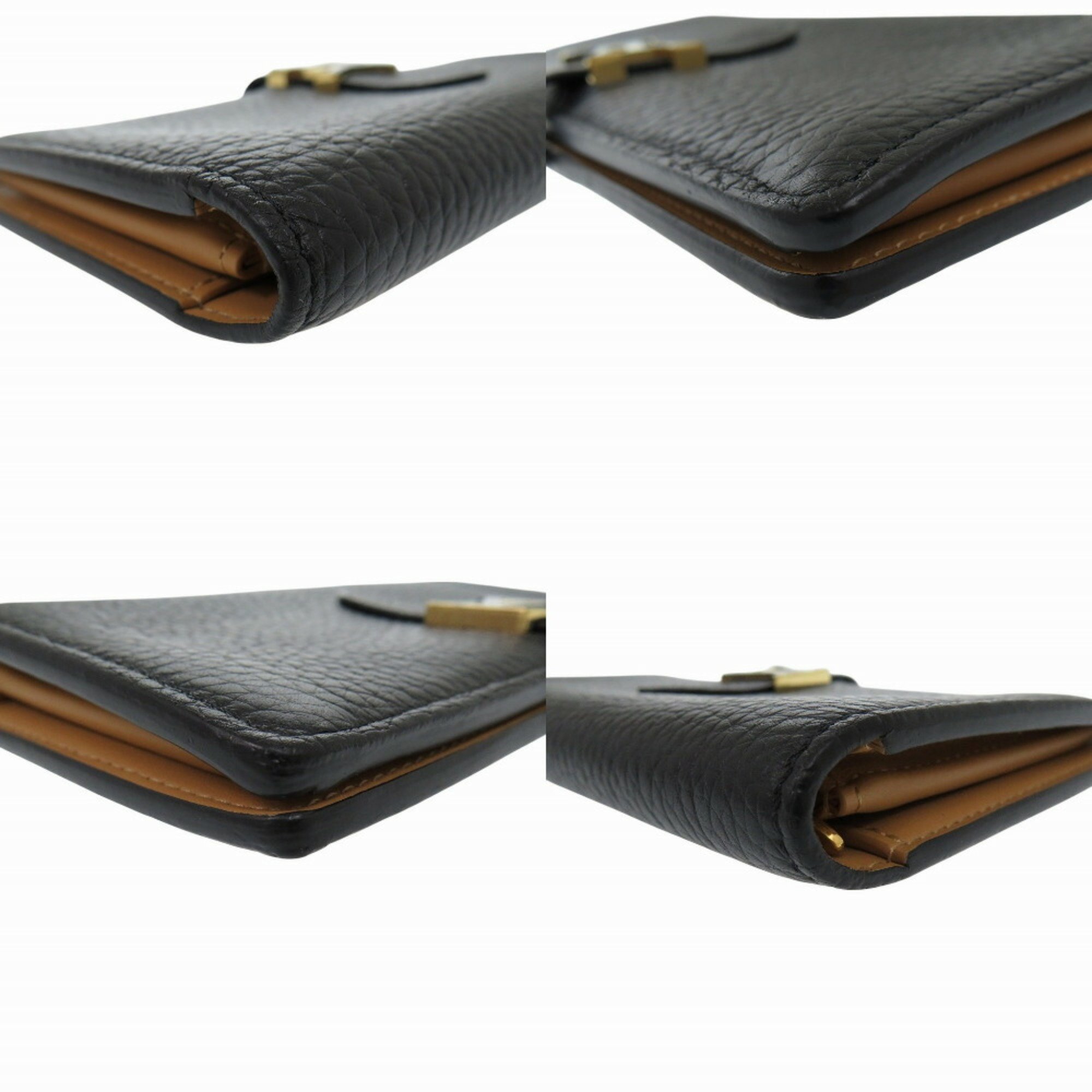 Louis Vuitton LV Vertical Wallet M81330 Taurillon Leather Long Black IC Tag 1104LOUIS VUITTON