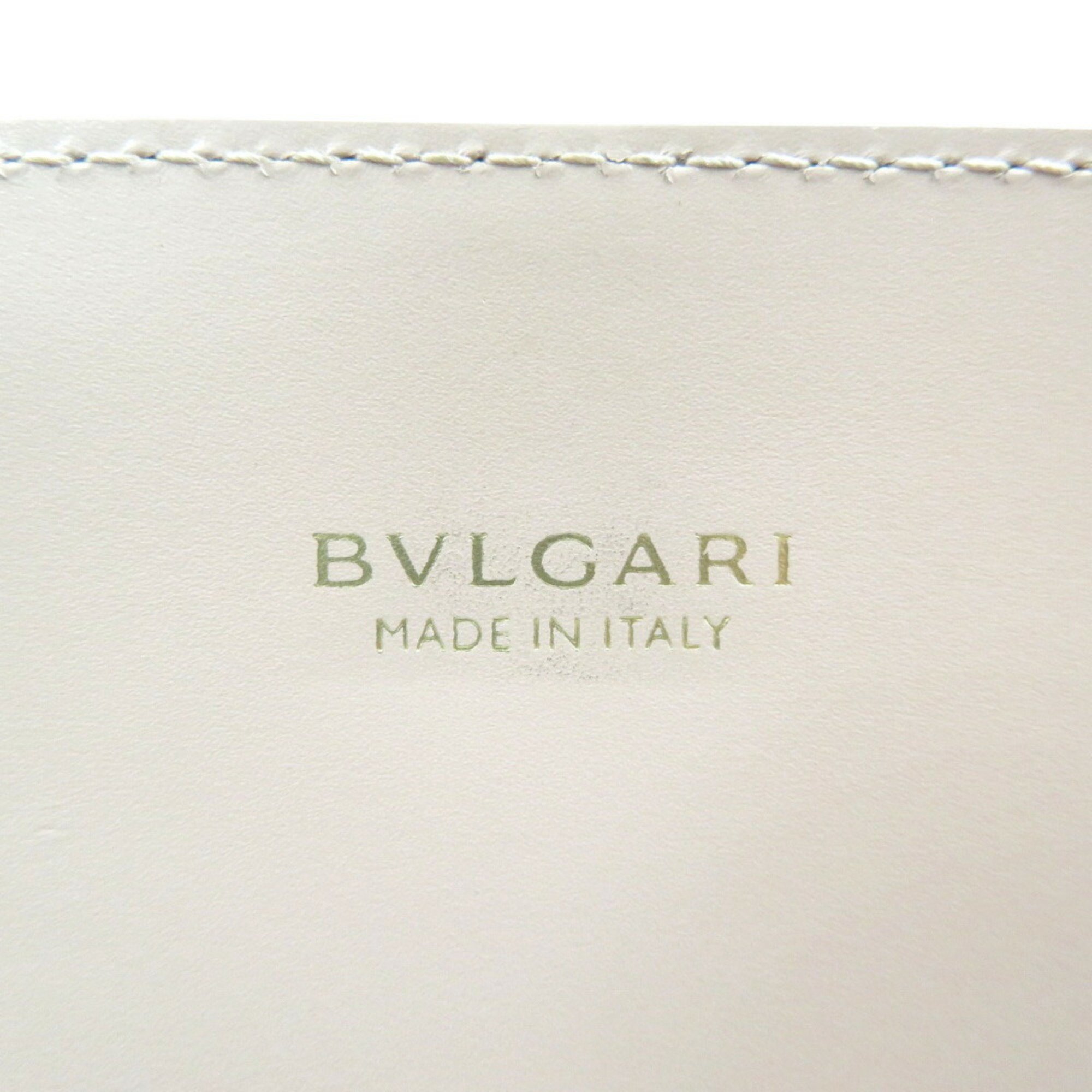 BVLGARI 288278 Karungskin Gold Metallic Long Wallet 1398BVLGARI