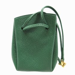 Hermes Vespa Couchvel Vert Green ○T Stamp (Made in 1991) Pouch 1180HERMES