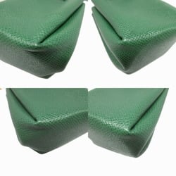 Hermes Vespa Couchvel Vert Green ○T Stamp (Made in 1991) Pouch 1180HERMES