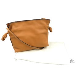 LOEWE Flamenco Clutch Calf Brown Shoulder Bag 0166LOEWE