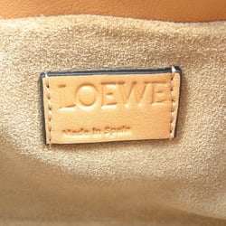 LOEWE Flamenco Clutch Calf Brown Shoulder Bag 0166LOEWE