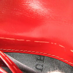 Burberry Bi-fold Wallet Patent Leather/Enamel Red 1077BURBERRY