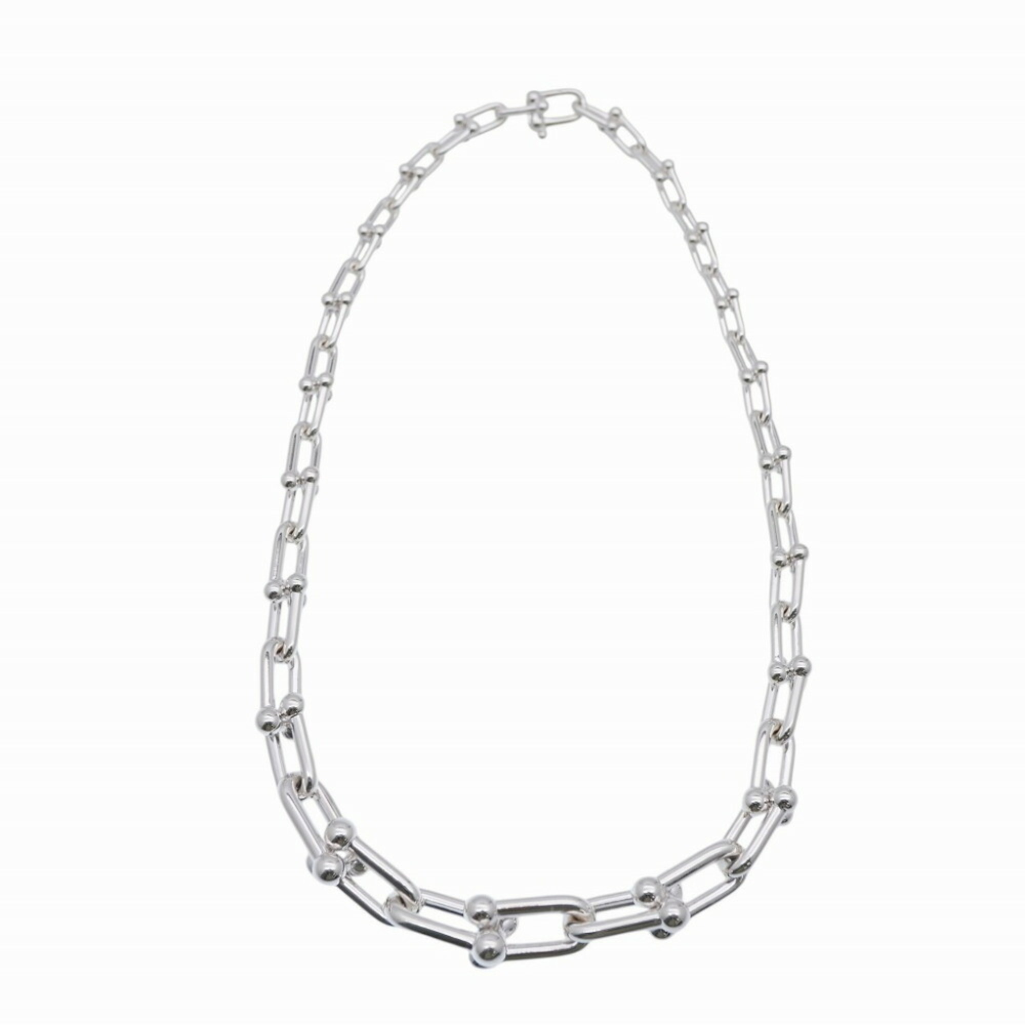 Tiffany HardWear Graduated Link Necklace 106.6g 925 Silver 0548TIFFANY&Co. Men's Women's Unisex