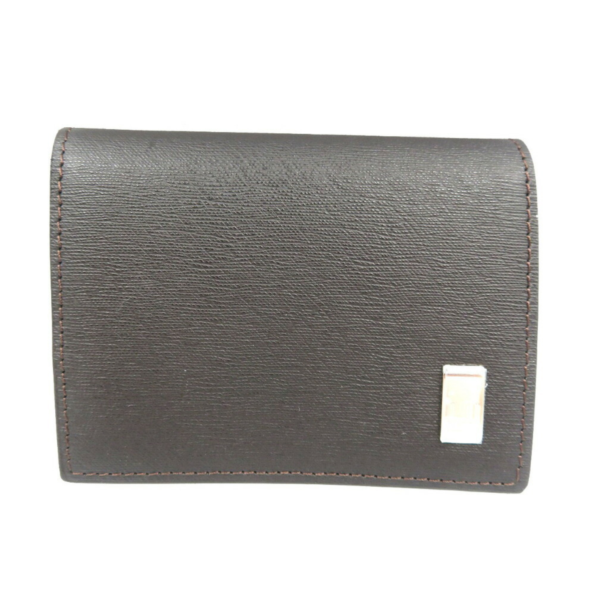 Dunhill Sidecar EP8000E Leather Dark Brown Coin Case 1315dunhill