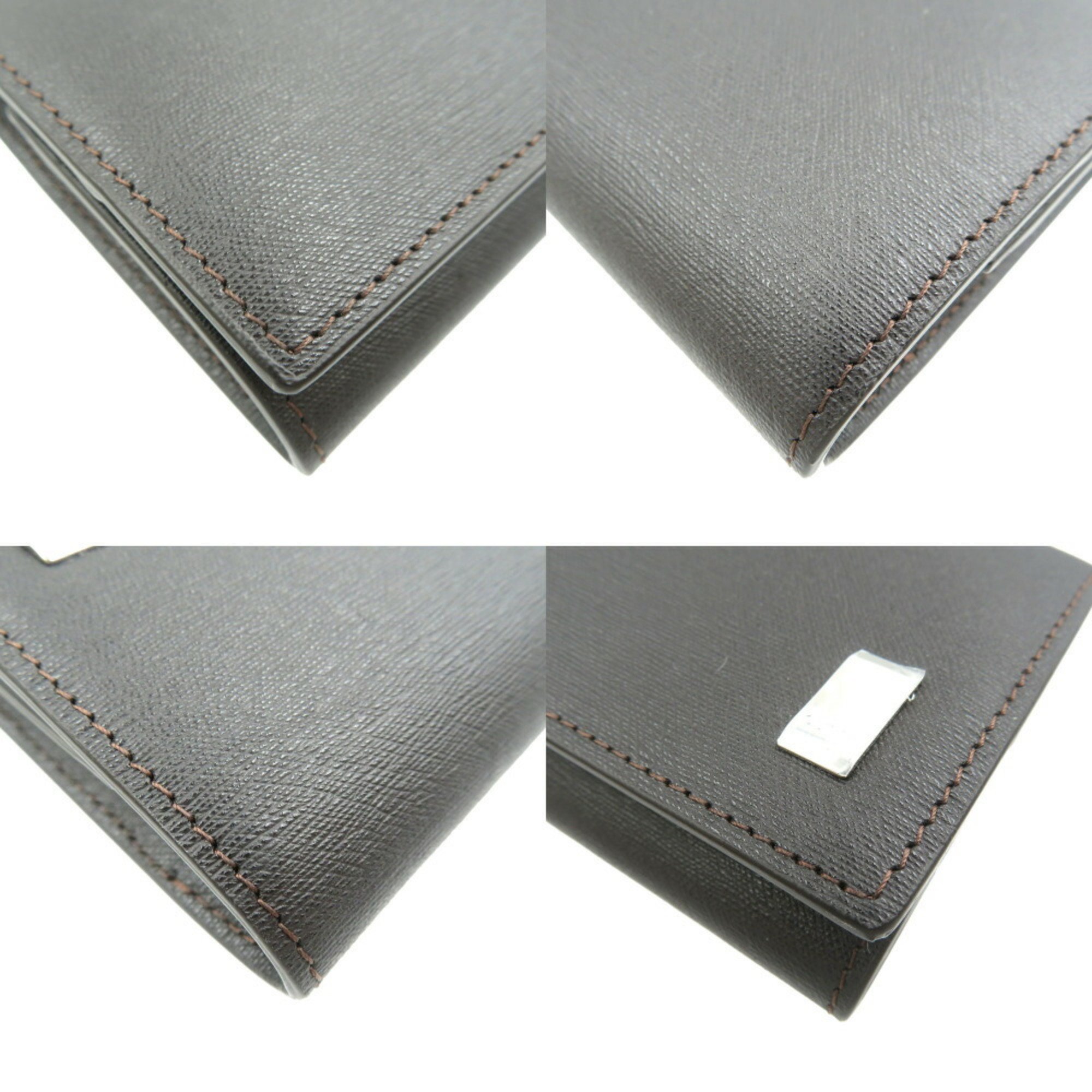 Dunhill Sidecar EP8000E Leather Dark Brown Coin Case 1315dunhill