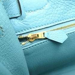 Hermes Kelly 28 Inner Stitching Taurillon Clemence Blue Atoll A Stamp (Made in 2017) Handbag 1274 HERMES