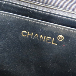 Chanel Gold Handle Stone Silk Satin Black Coco Mark Turnlock Handbag 1610-48 CHANEL