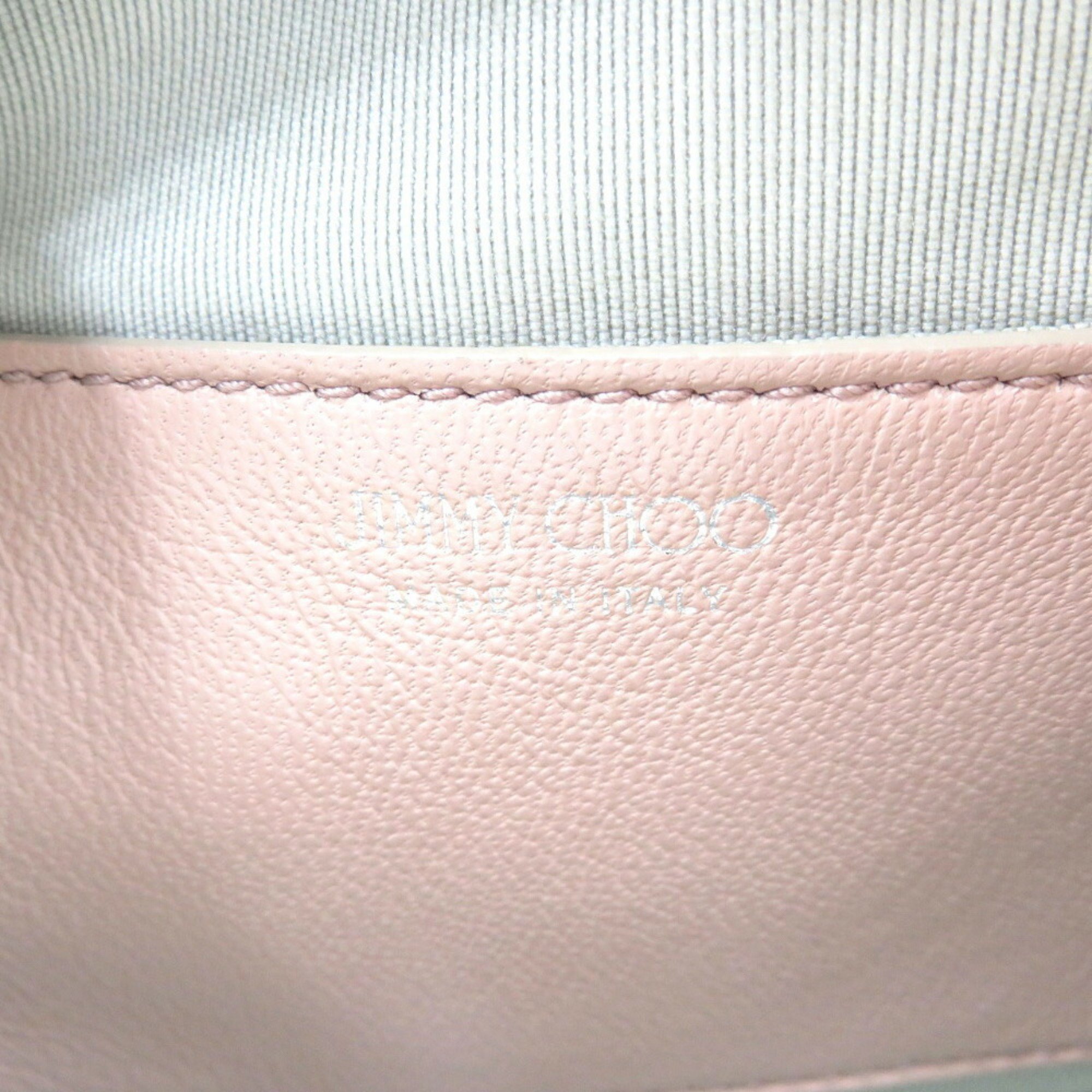 Jimmy Choo Sunny Star Studs Leather Pink Shoulder Bag 1320JIMMY CHOO