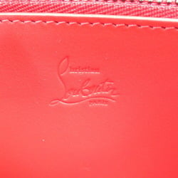 Christian Louboutin Panettone 3165145 Calf Studs Black Red Round Long Wallet 1997Christian