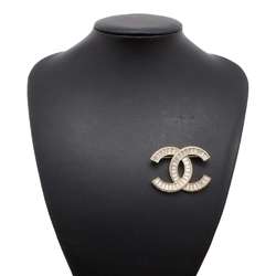 Chanel Brooch Coco Mark Rhinestone F17V CHANEL