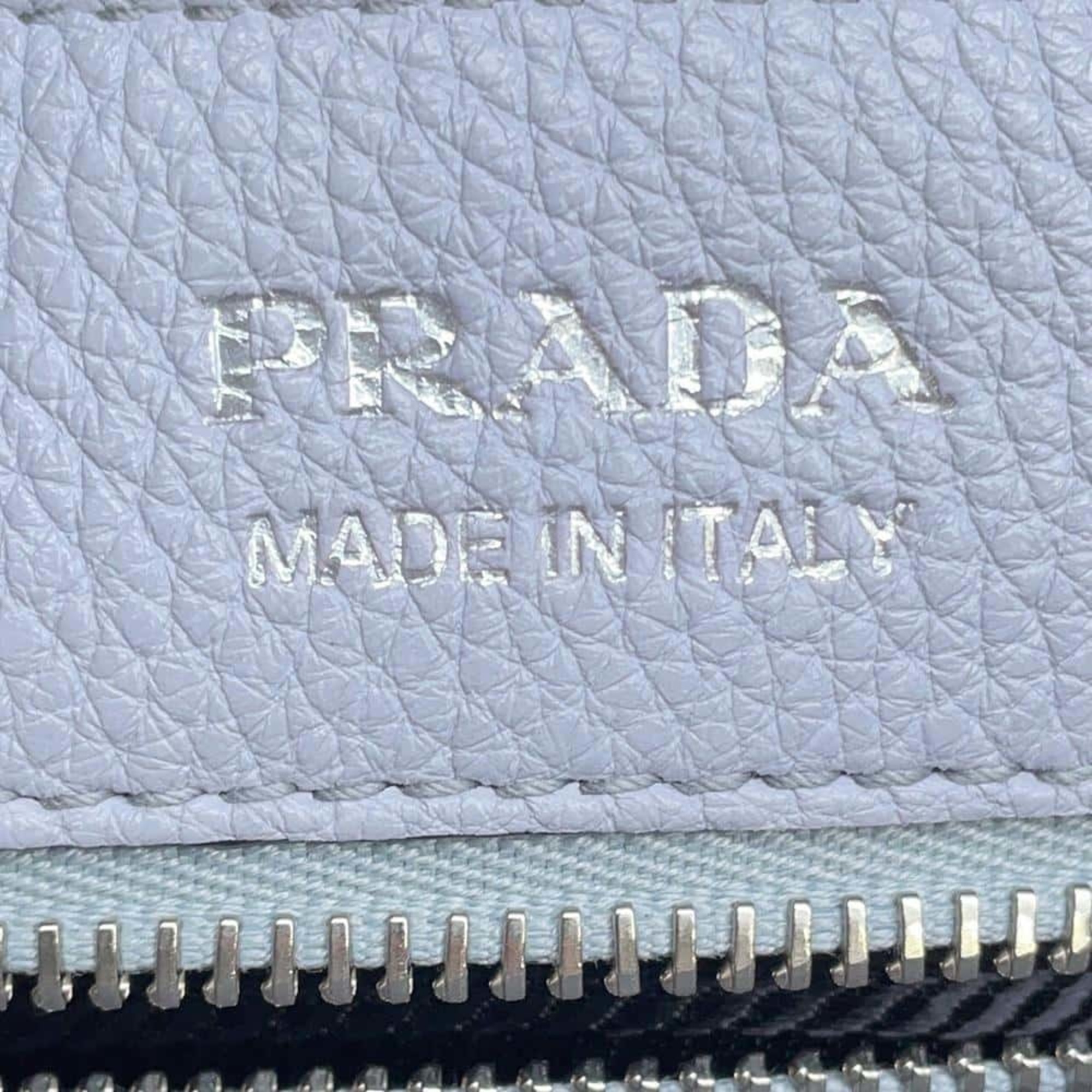 Prada Shoulder Bag Vitello Dino Soft Leather 1BH050 PRADA Clutch 2way