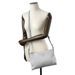 Prada Shoulder Bag Vitello Dino Soft Leather 1BH050 PRADA Clutch 2way