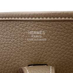 Hermes Shoulder Bag Evelyn 3 PM Etoupe Taurillon Clemence U Stamp