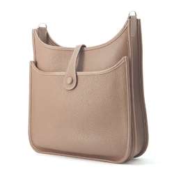 Hermes Shoulder Bag Evelyn 3 PM Etoupe Taurillon Clemence U Stamp