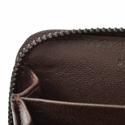 Bottega Veneta card case, coin BOTTEGA VENETA wallet, intrecciato leather, dark brown