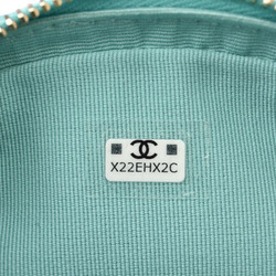 Chanel Backpack Rucksack CHANEL Chain Bag Matelasse Classic Turquoise Caviar Skin