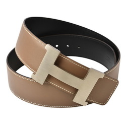 Hermes Belt for Men and Women, HERMES Constance, Size 80, H Buckle, Calf Leather, Brown, Black