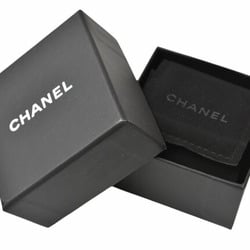 Chanel Earrings CHANEL CC Mark Swing Pearl Rhinestone Silver Black