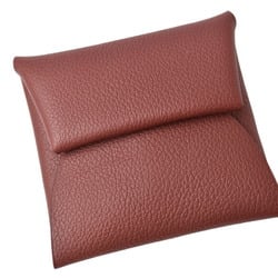 Hermes coin case, purse, HERMES Bastia Chevre Bordeaux