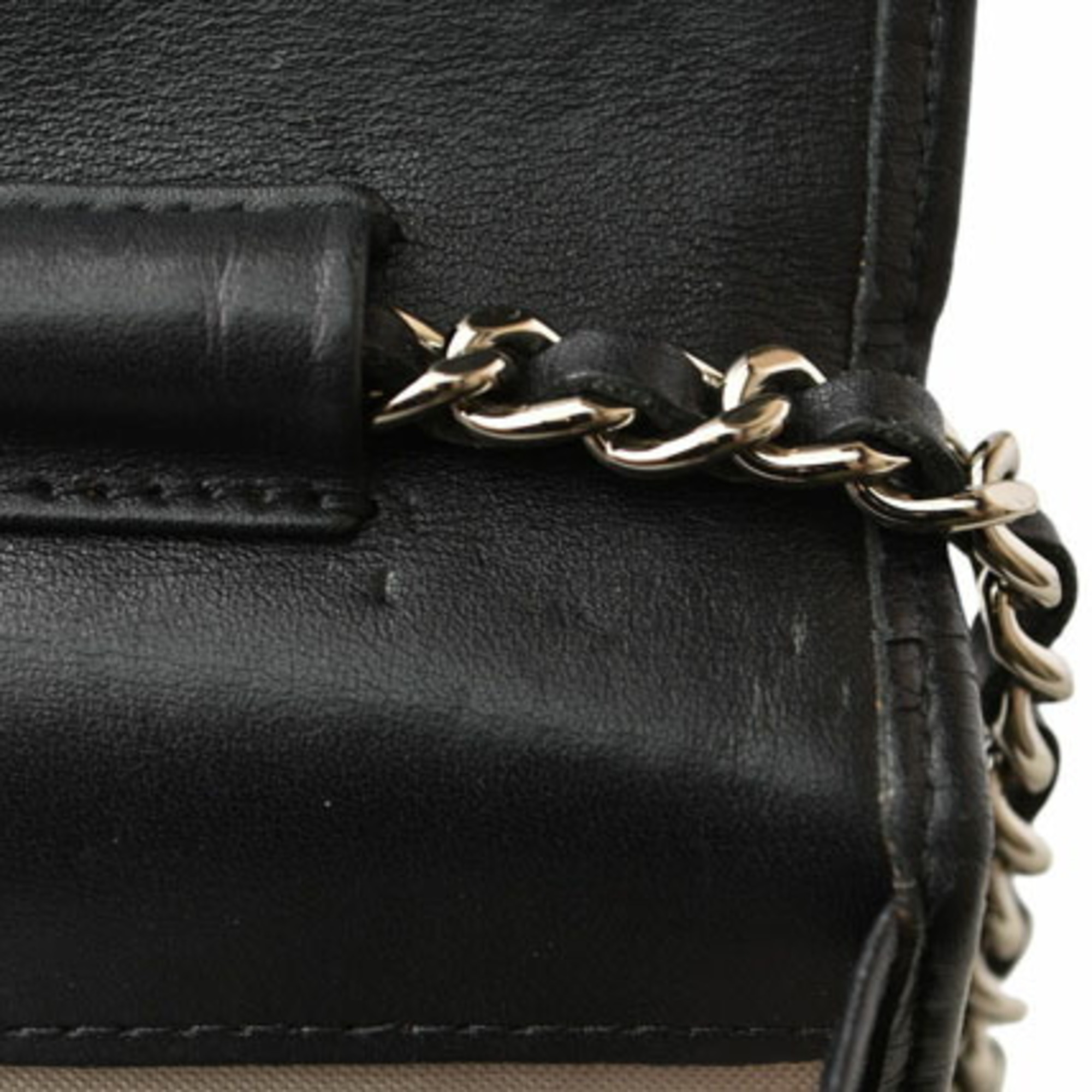 Chanel Chain Wallet Long Multi CHANEL Shoulder Bag Cambon Black Silver