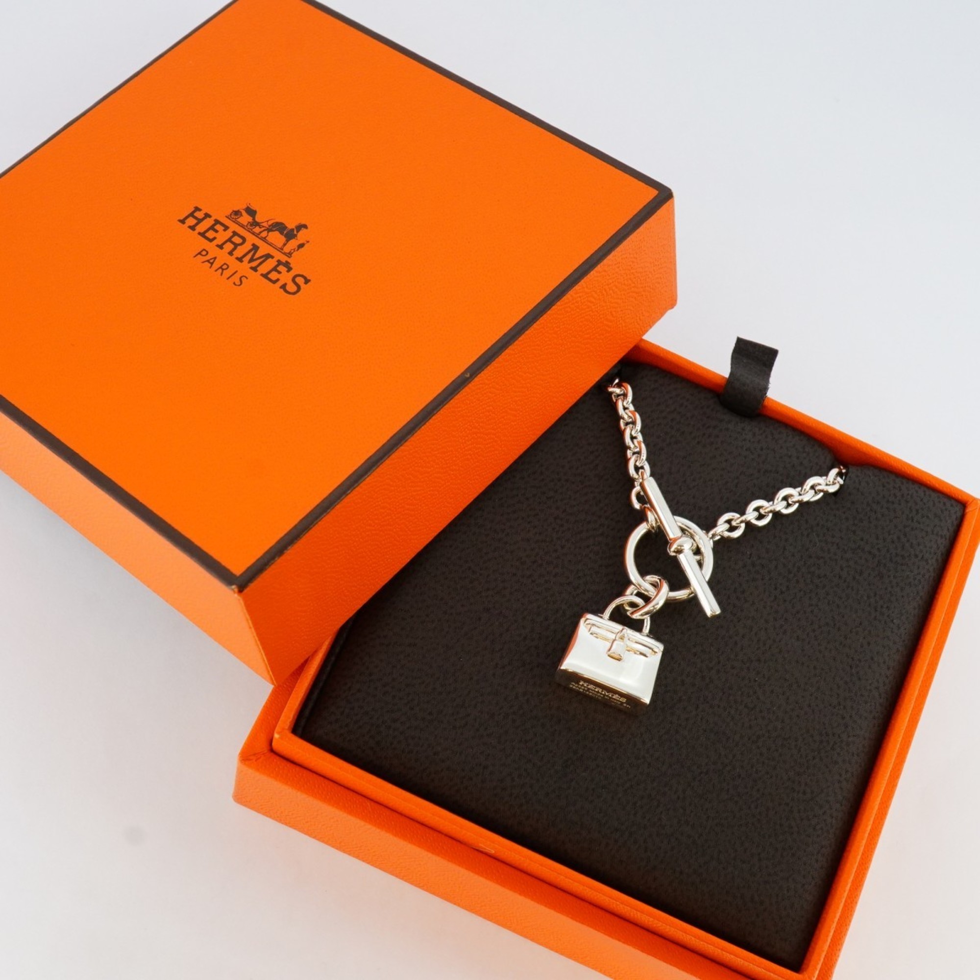 Hermes Bracelet Ashlet Kelly Silver 925 Ladies