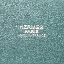 Hermes handbag Bolide 27 Swift Vert Cypress C engraved ladies