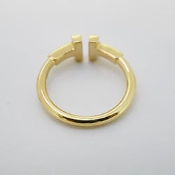 Tiffany Ring T Wire K18YG Yellow Gold Size 6.5 Ladies