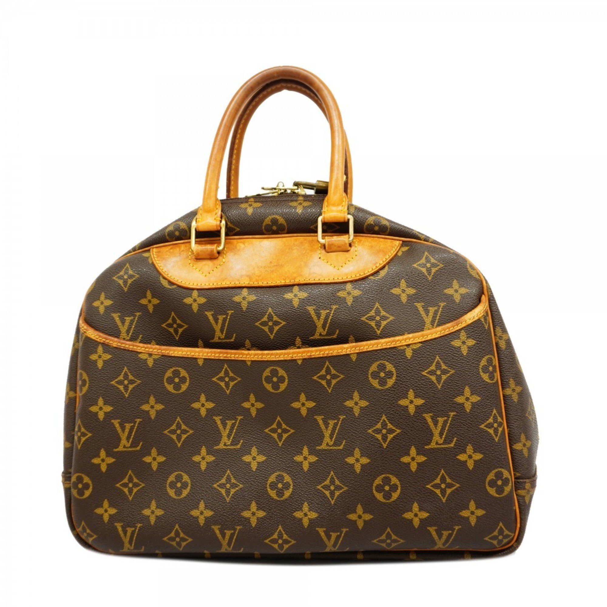 Louis Vuitton Handbag Monogram Deauville M47270 Brown Ladies