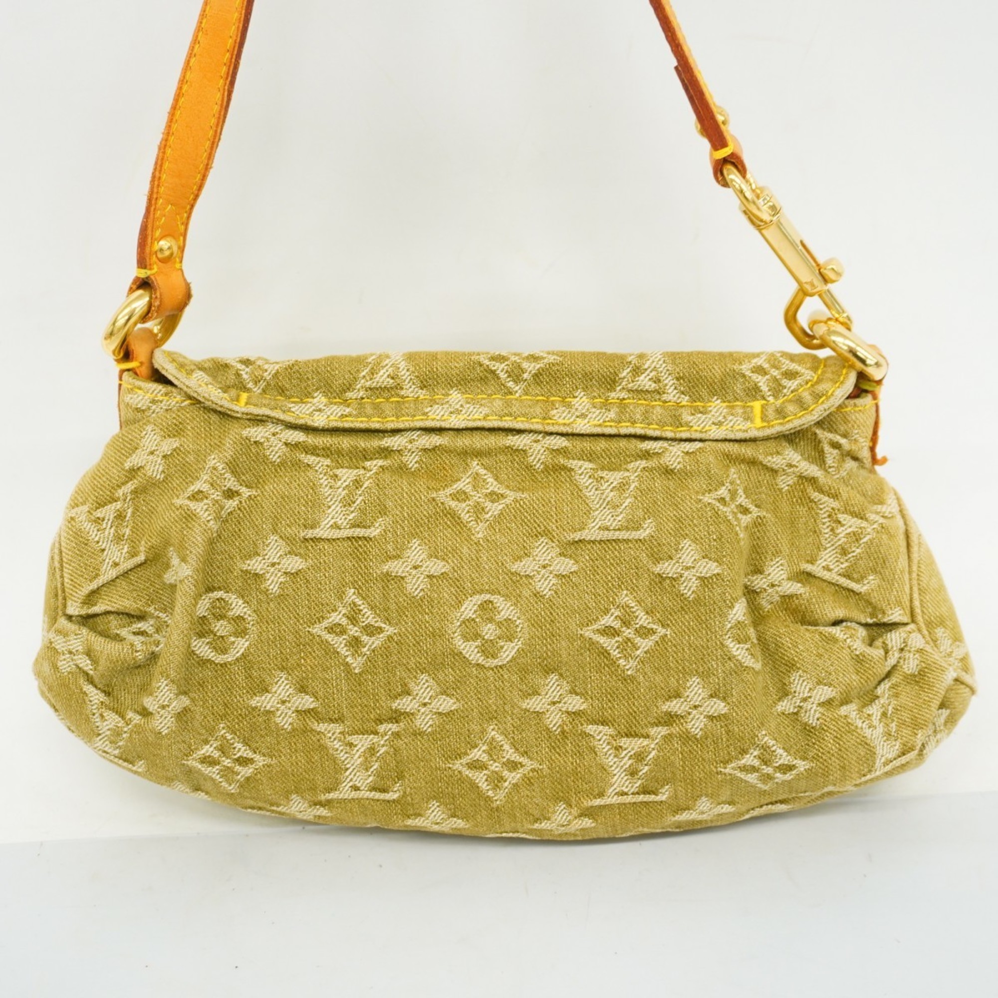 Louis Vuitton Shoulder Bag Monogram Denim Pretty M95217 Riken Ladies