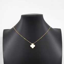 Van Cleef & Arpels Necklace Alhambra Mother of Pearl K18YG Yellow Gold Ladies